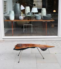 Carl Auböck Walnut Tree Trunk Table