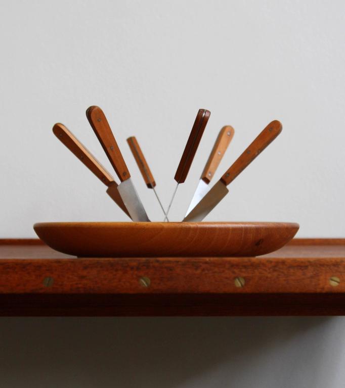 Carl Auböck II Fruit Knife and Bowl Set For Sale at 1stDibs bowl knife