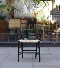 William Morris & Co Ebonized Arts and Crafts Sussex Armchair