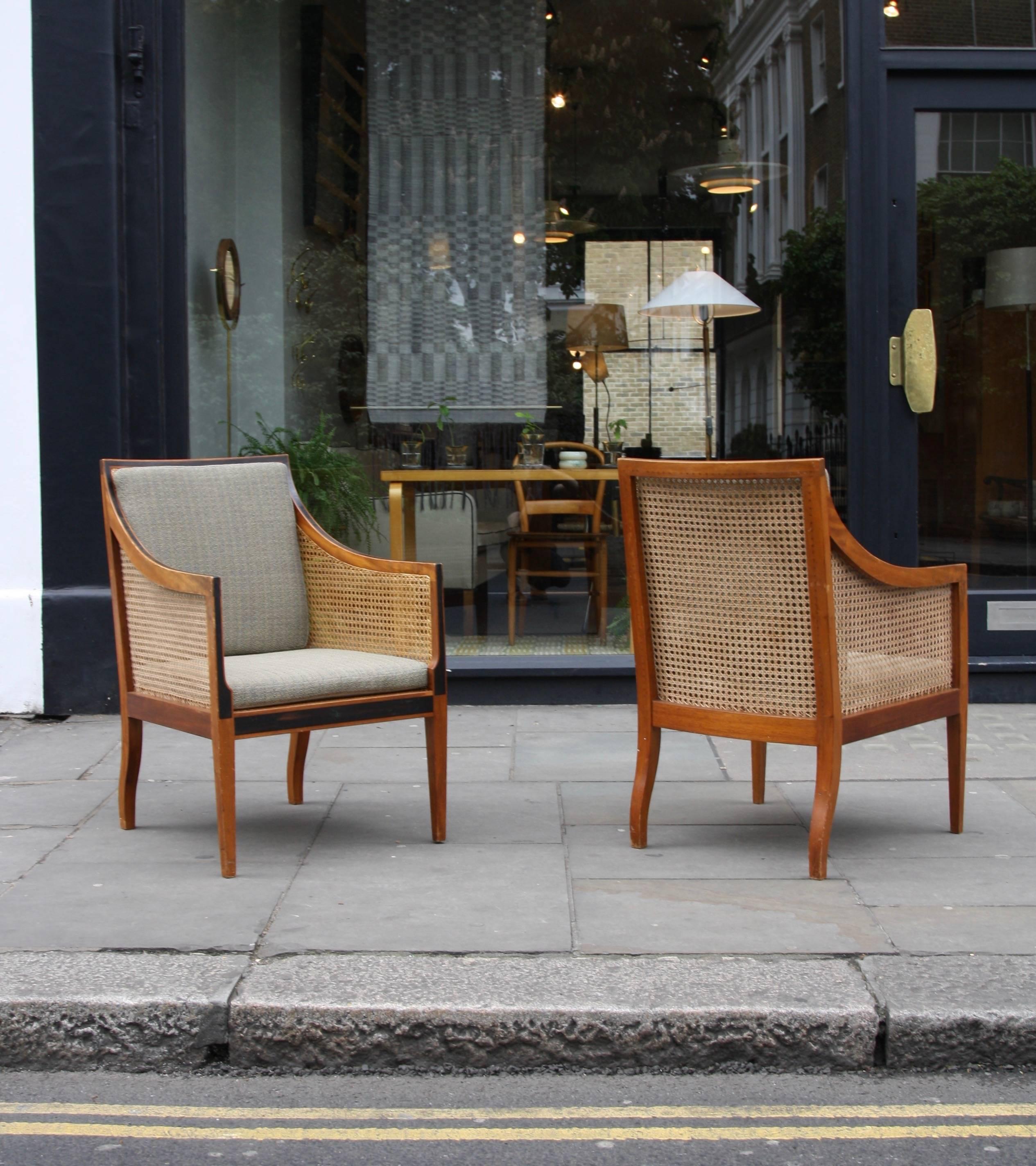 Danish Kaare Klint 'Bergere' Chairs, Model 4488, Made by Rud Rasmussen