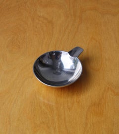 Carl Auböck II Vintage 1950s White Metal Geometric Ashtray