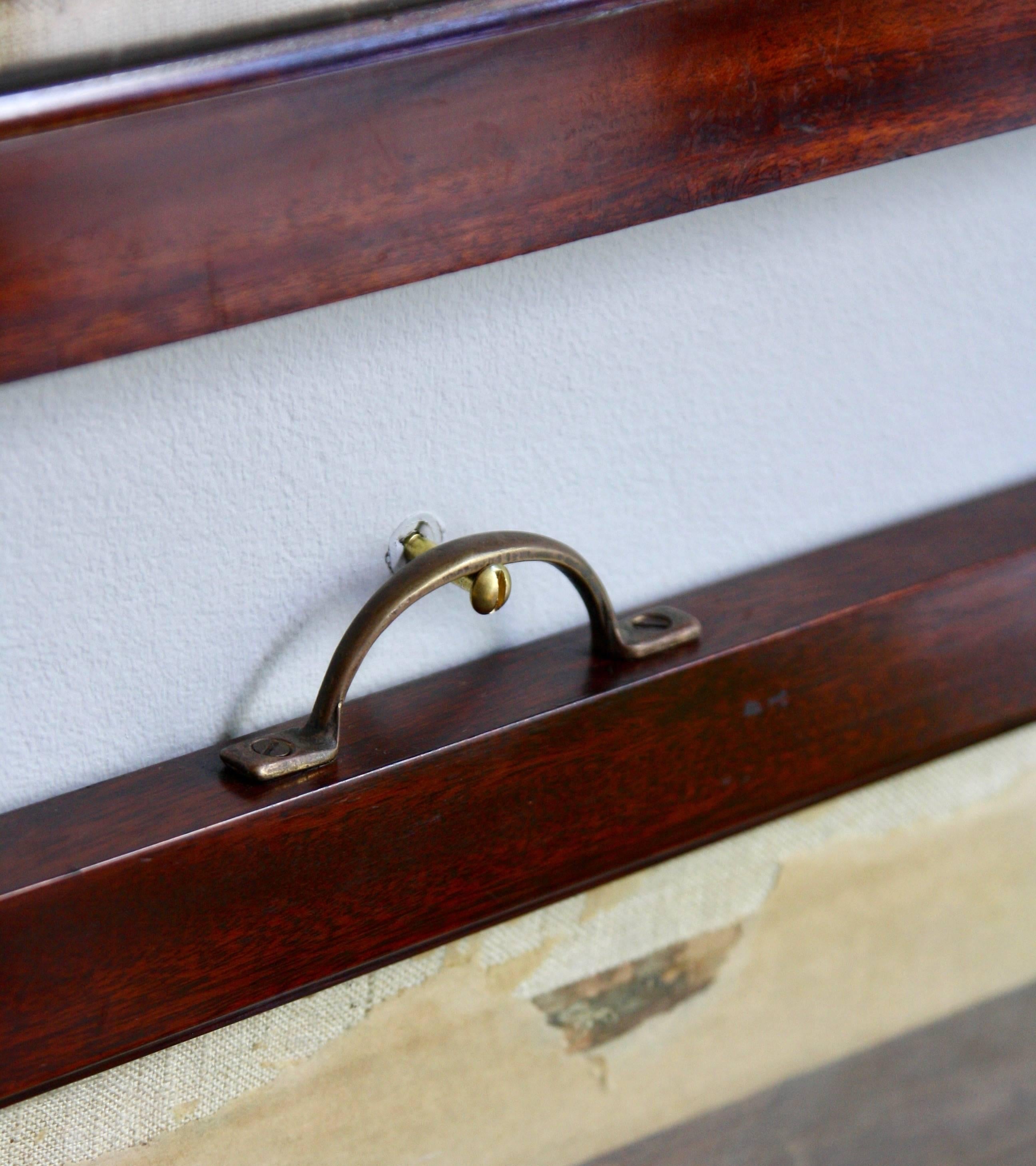 Antique Mahogany Frames/ Specimen Trays/ Museum Display Cases from the