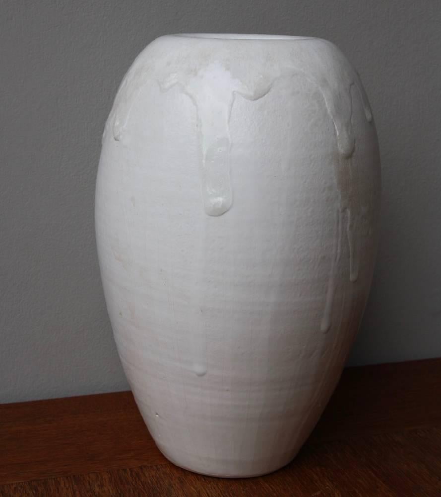 Kasper Würtz Medium Tall Vase White Glaze 2