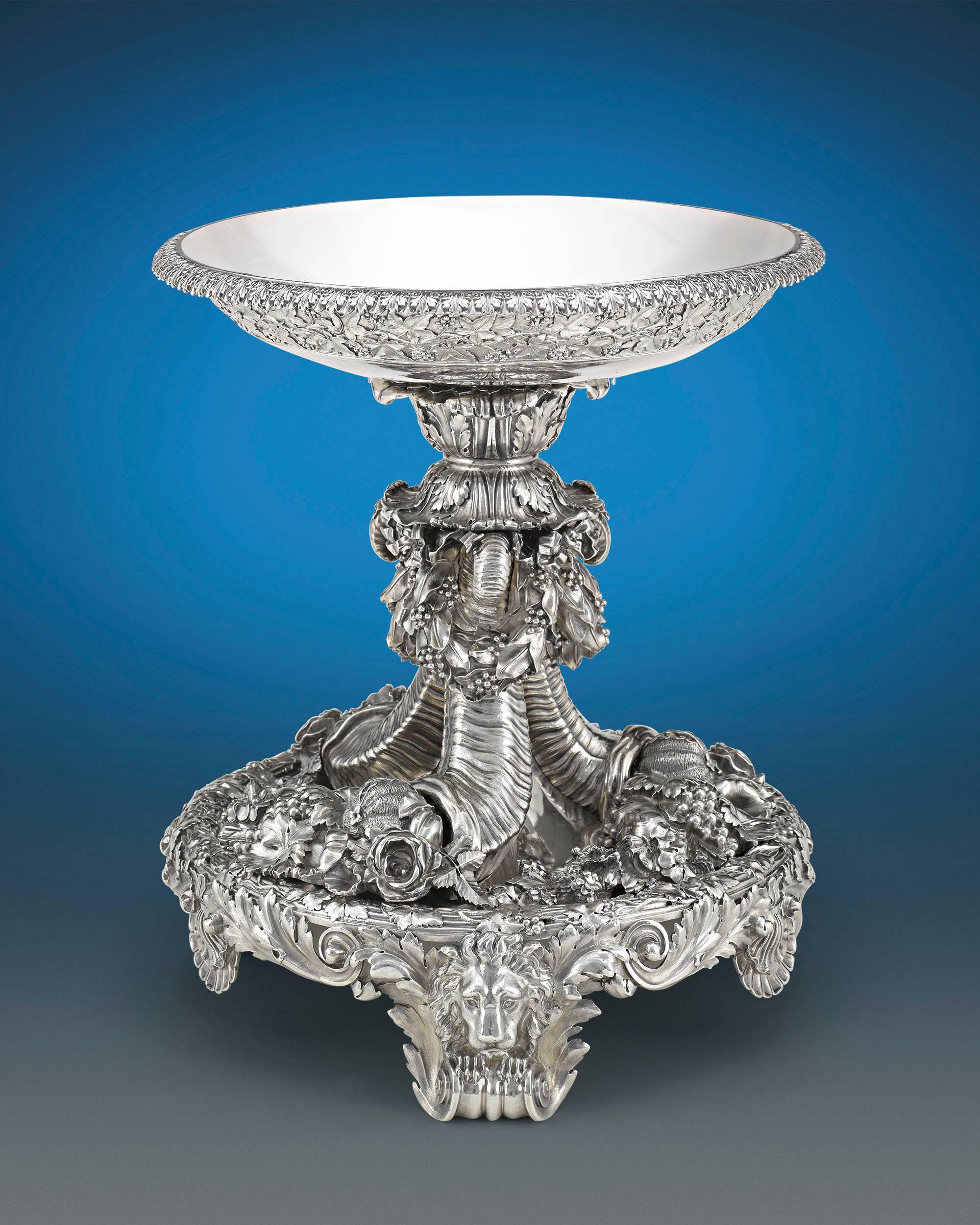 English Silver Centerpiece by Paul Storr