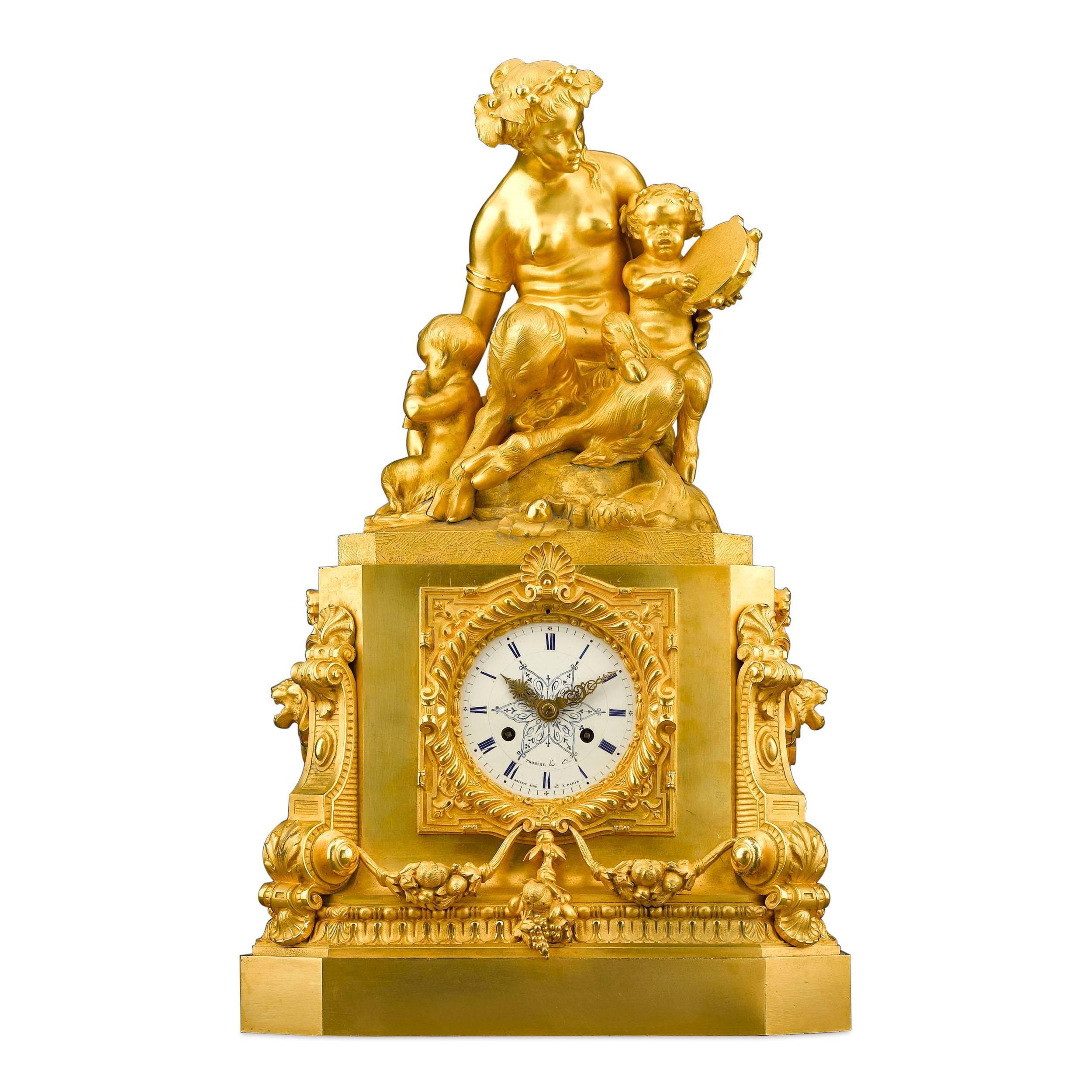 French Mantel Clock by Thomire & Moinet