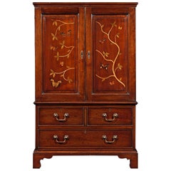 Mahogany Butterfly Cabinet