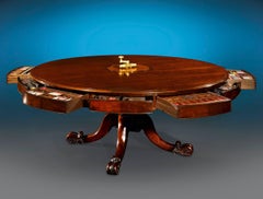 Irish Mahogany Dining and Games Table