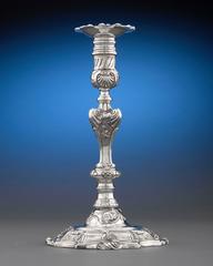 Silver Candlesticks by Paul de Lamerie