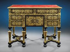 19th Century French Boulle Marquetry Desk