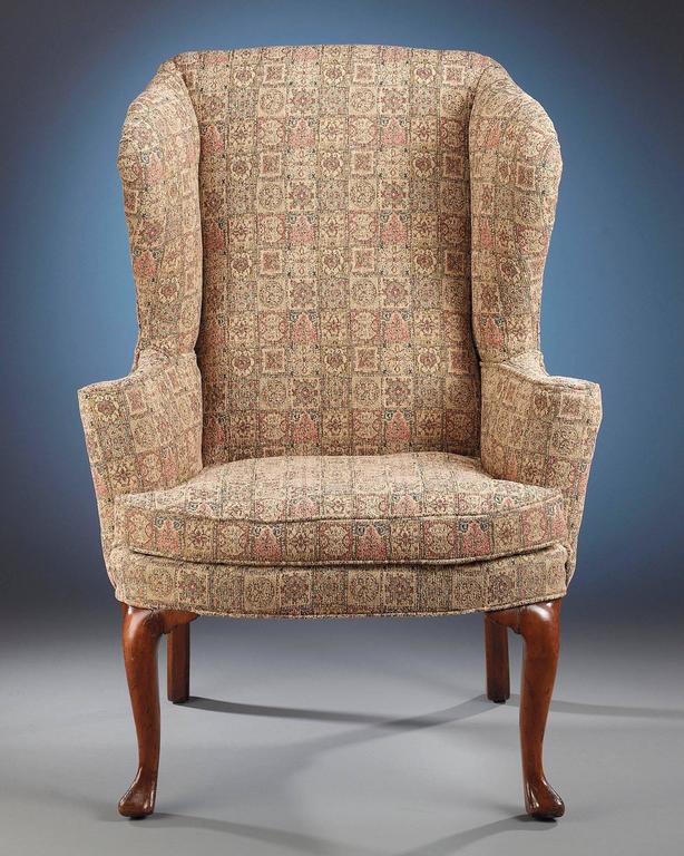 Irish 18th Century Wingback Chair at 1stDibs