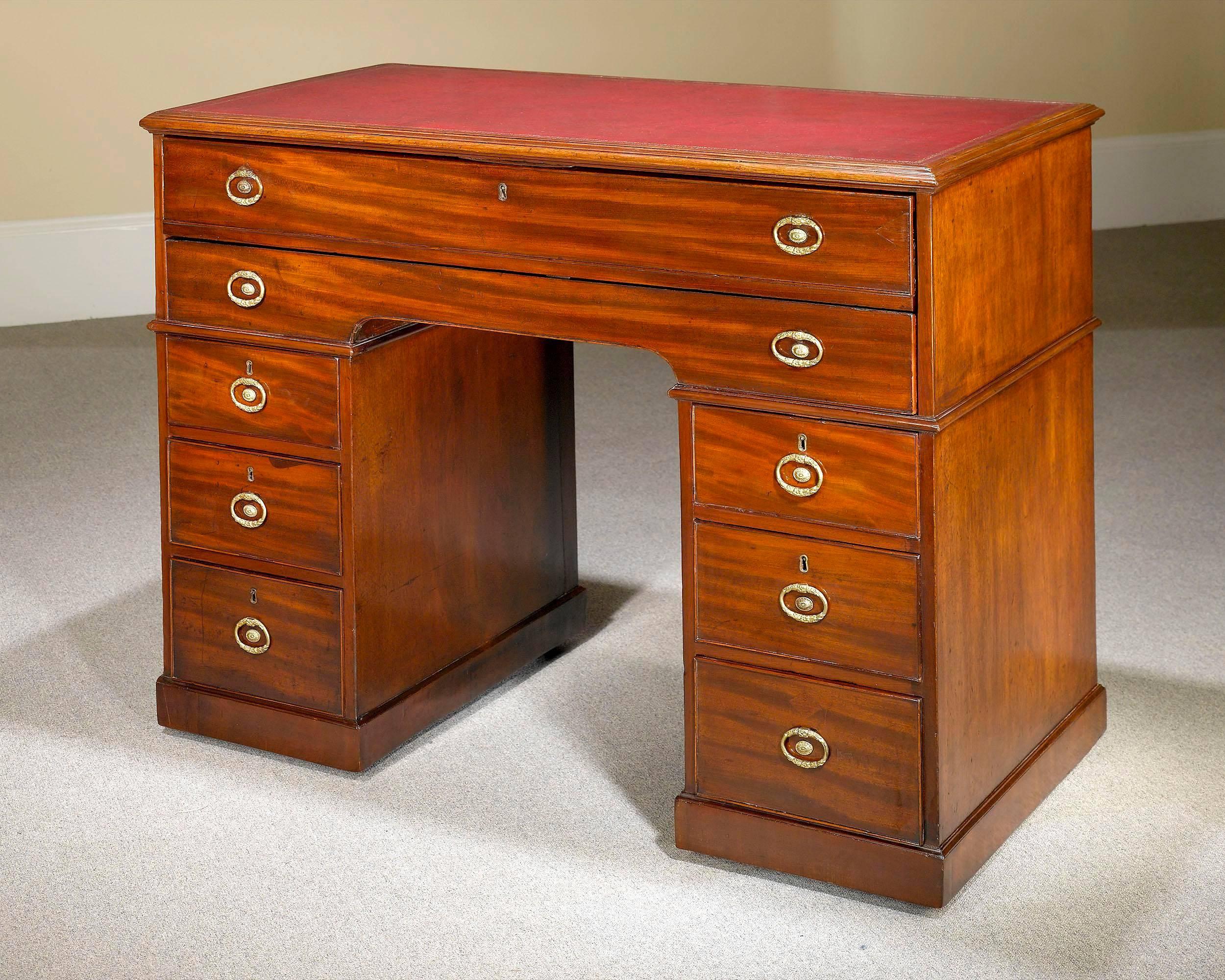 Regency 18th Century Architect's Desk by Gillows of Lancaster