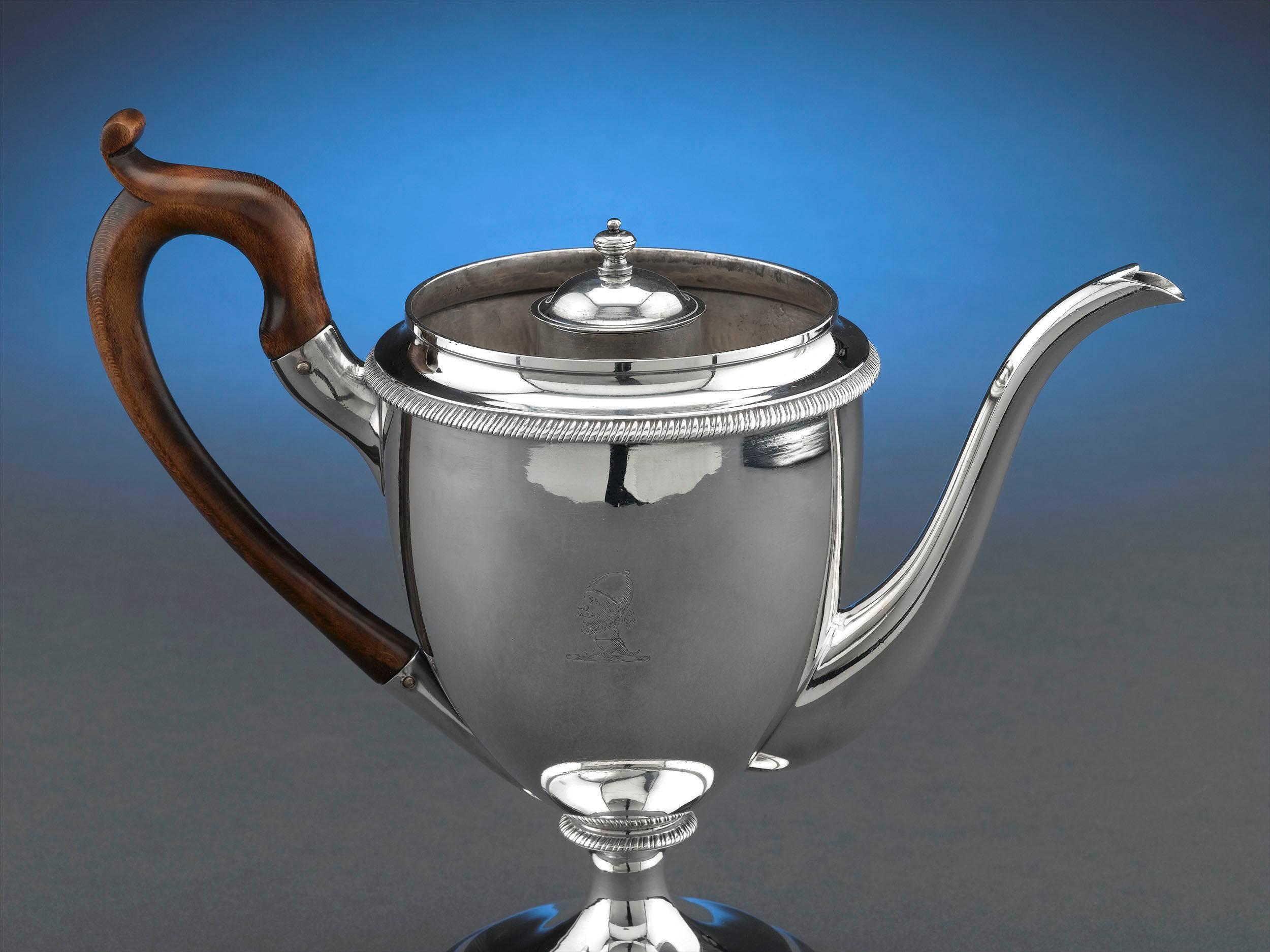George III Silver Argyle Pot by Garrard