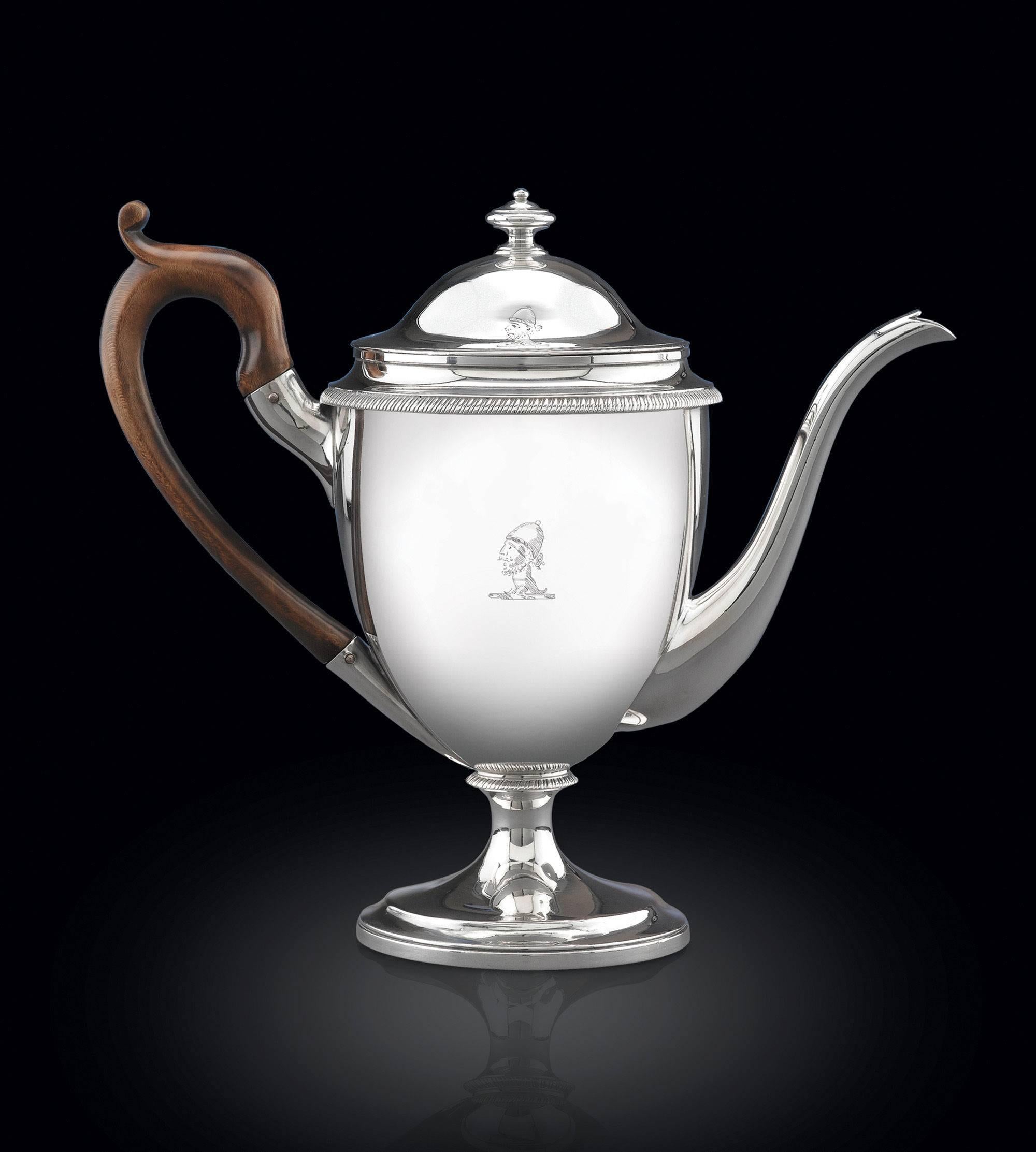 Silver Argyle Pot by Garrard 1