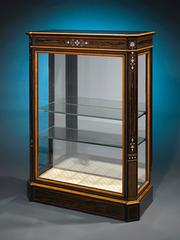 19th Century Coromandel Inlaid Vitrine