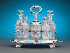 Paul Storr Georgian Silver Cruet Service