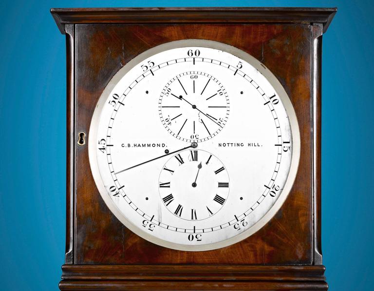 English Longcase Regulator Clock at 1stdibs