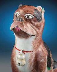 Porcelain Chinese Pug Dog