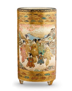 Pair of Satsuma Sake Cups
