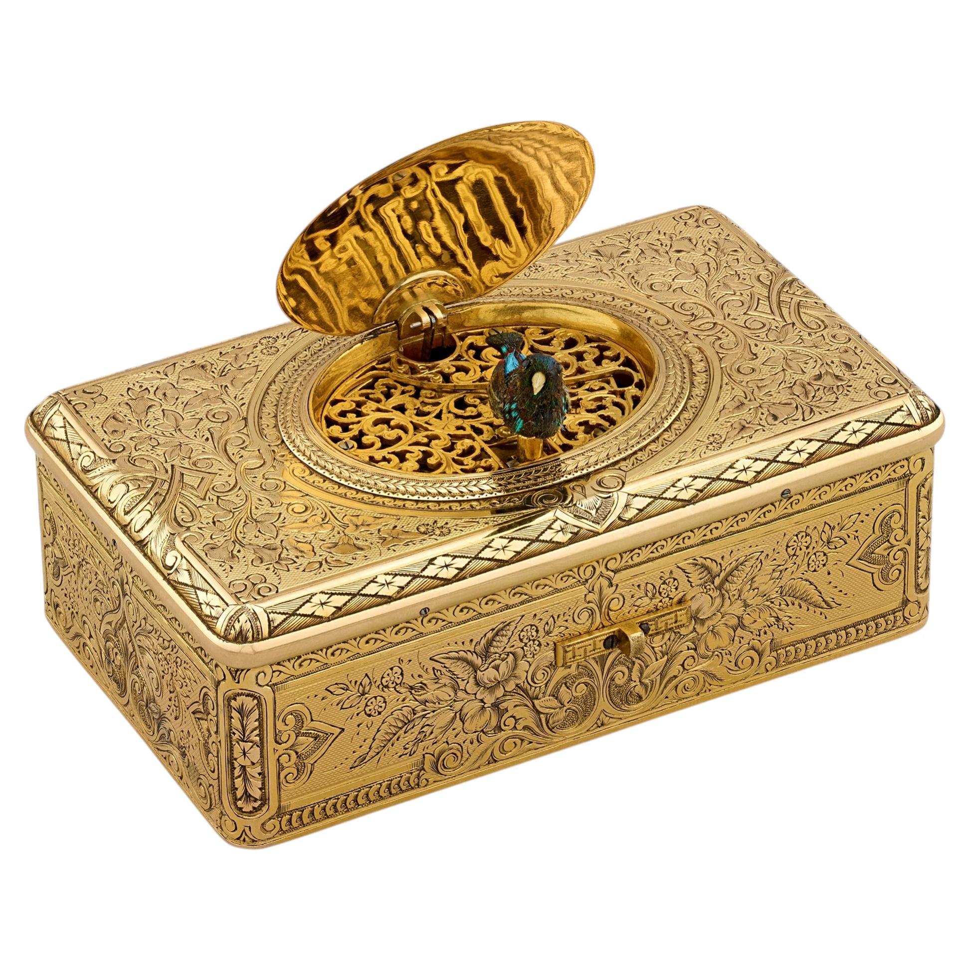 Gold Bird Box by Charles Bruguier