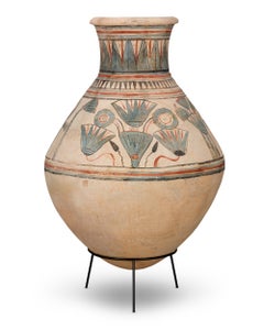 Ancient Egyptian Blue-Painted Vase