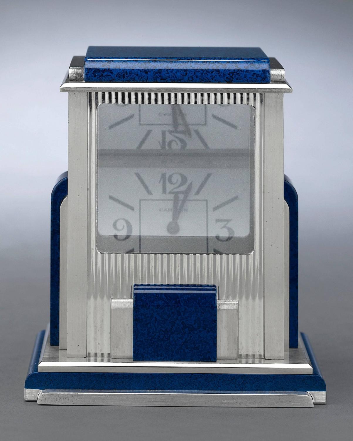 Cartier Prism Mystery Clock For Sale at 1stdibs