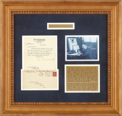 Theodore Roosevelt Typed Letter Signed