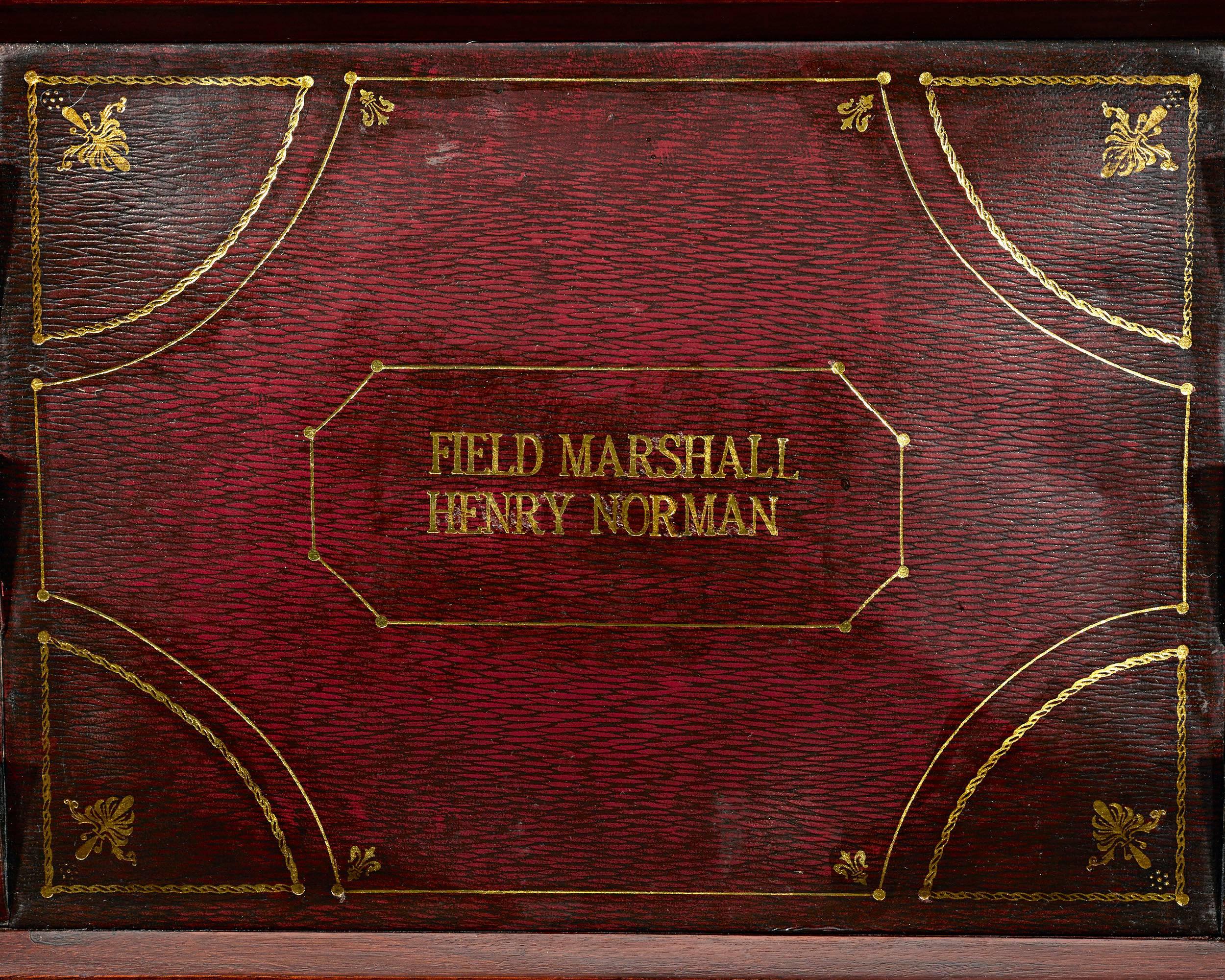 English British Field Marshal's Campaign Desk