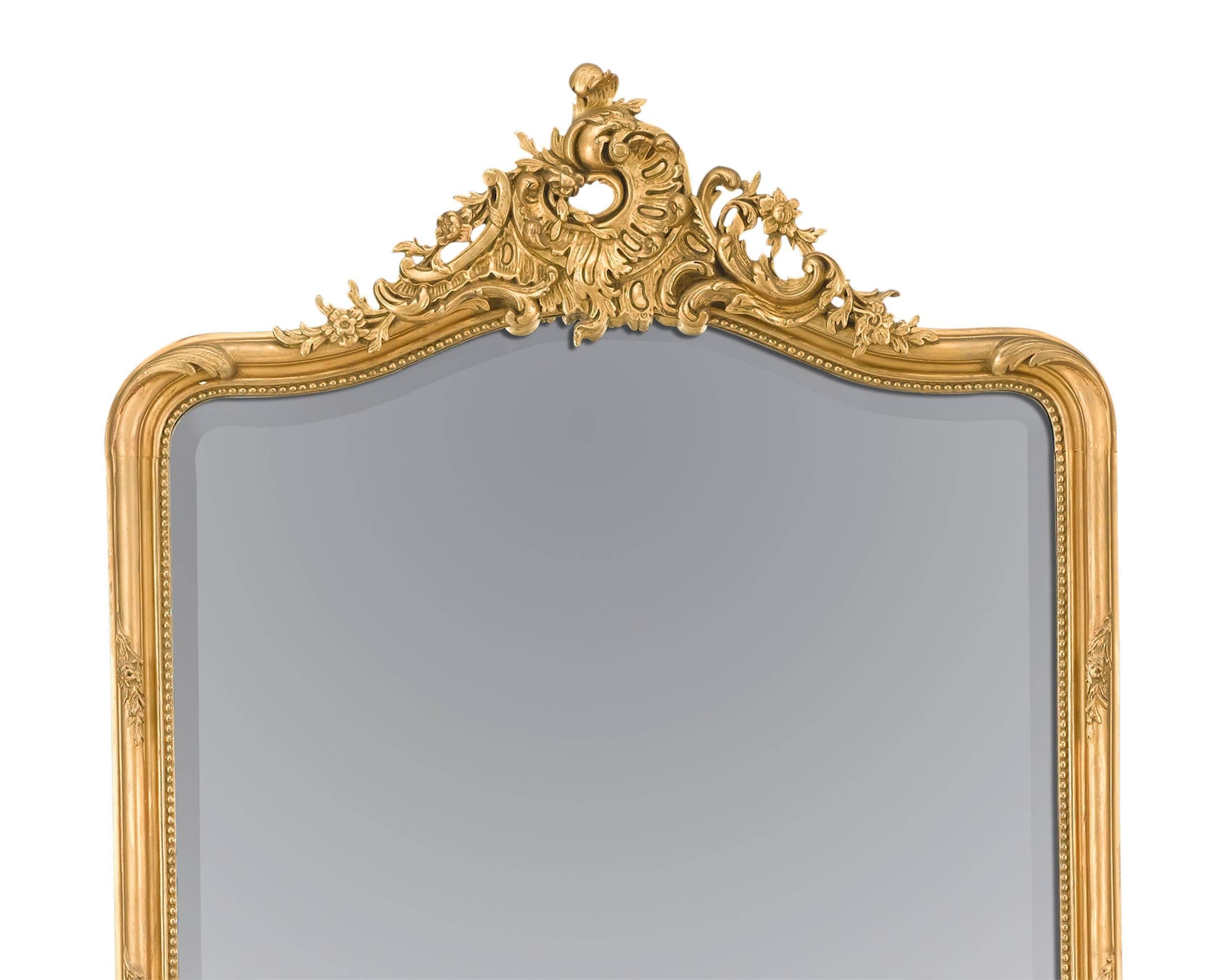 French Louis XV Style Mirror In Excellent Condition In New Orleans, LA