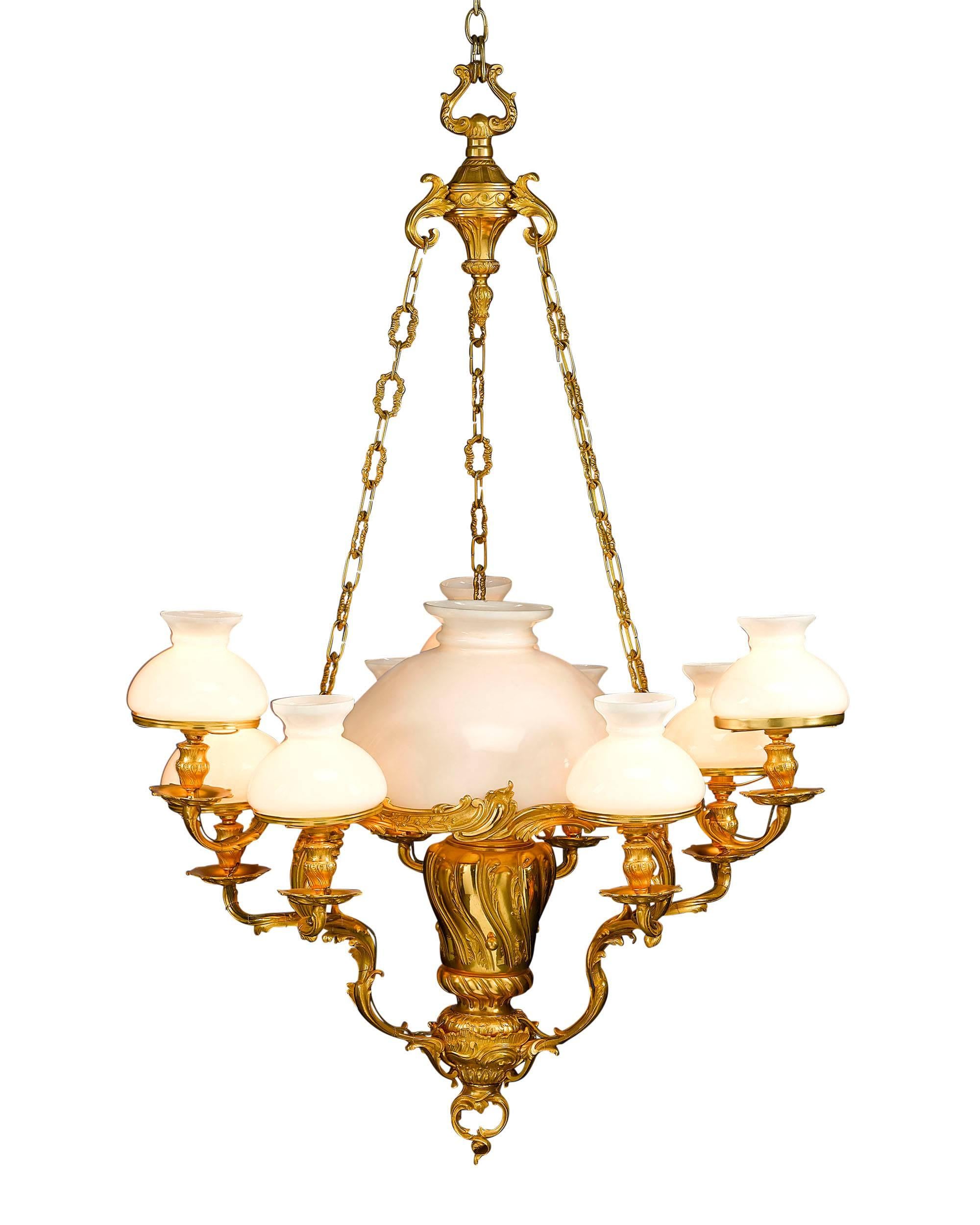 Rococo Revival 19th Century Louis XV-Style Chandelier For Sale