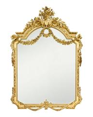 19th Century Napoleon III Giltwood Mirror