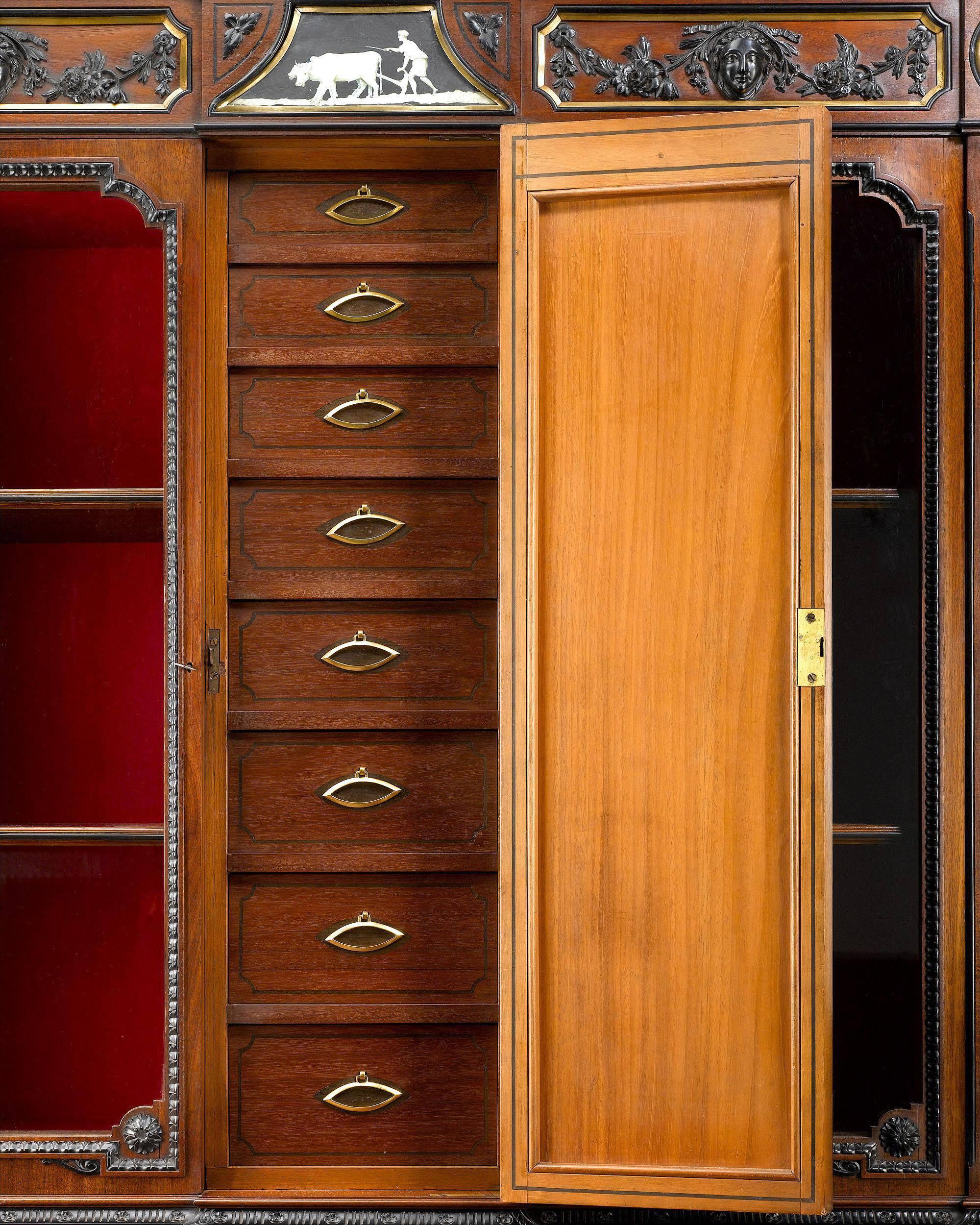 19th Century English Etruscan-Style Cabinet In Excellent Condition In New Orleans, LA