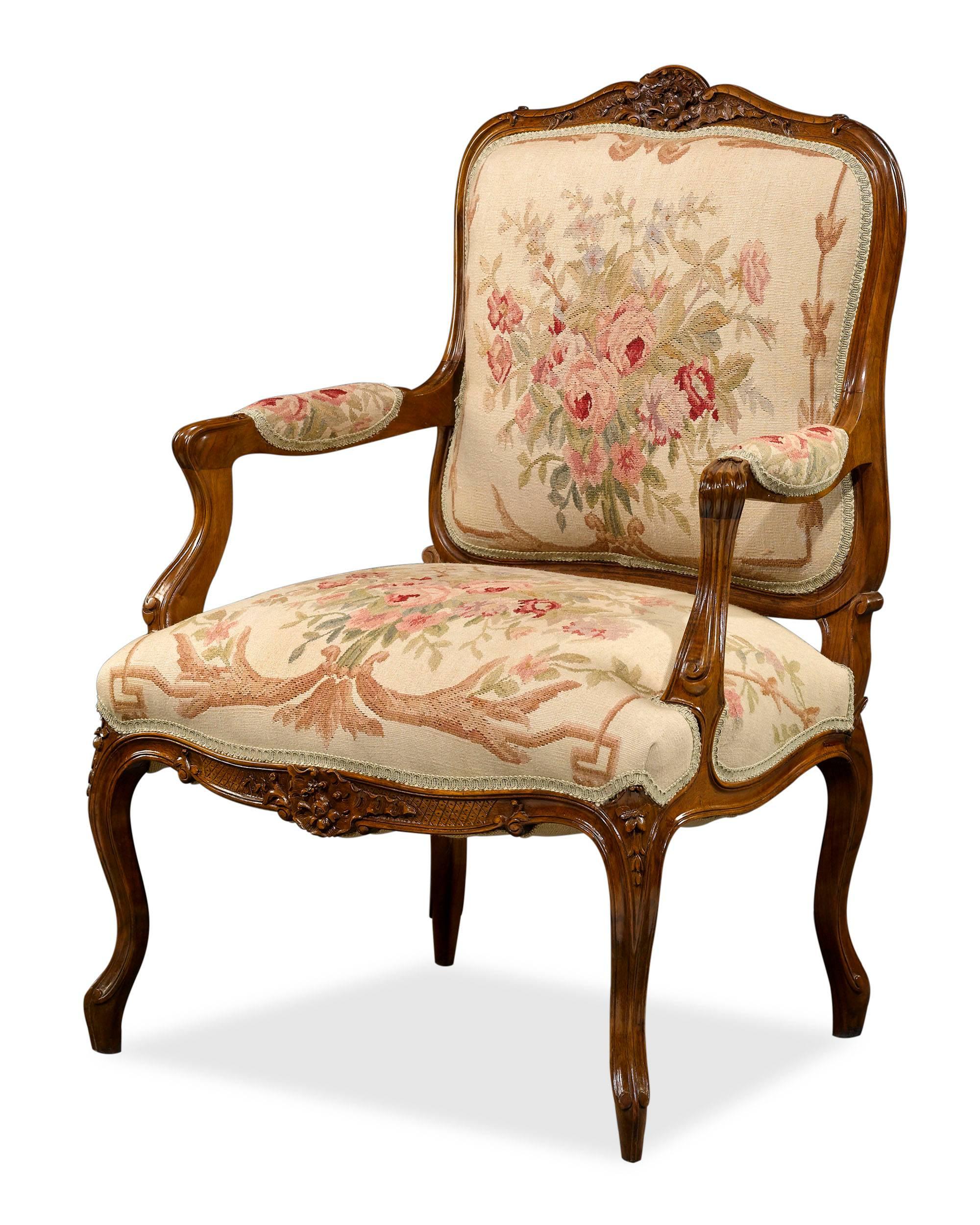 French Aubusson Parlor Suite