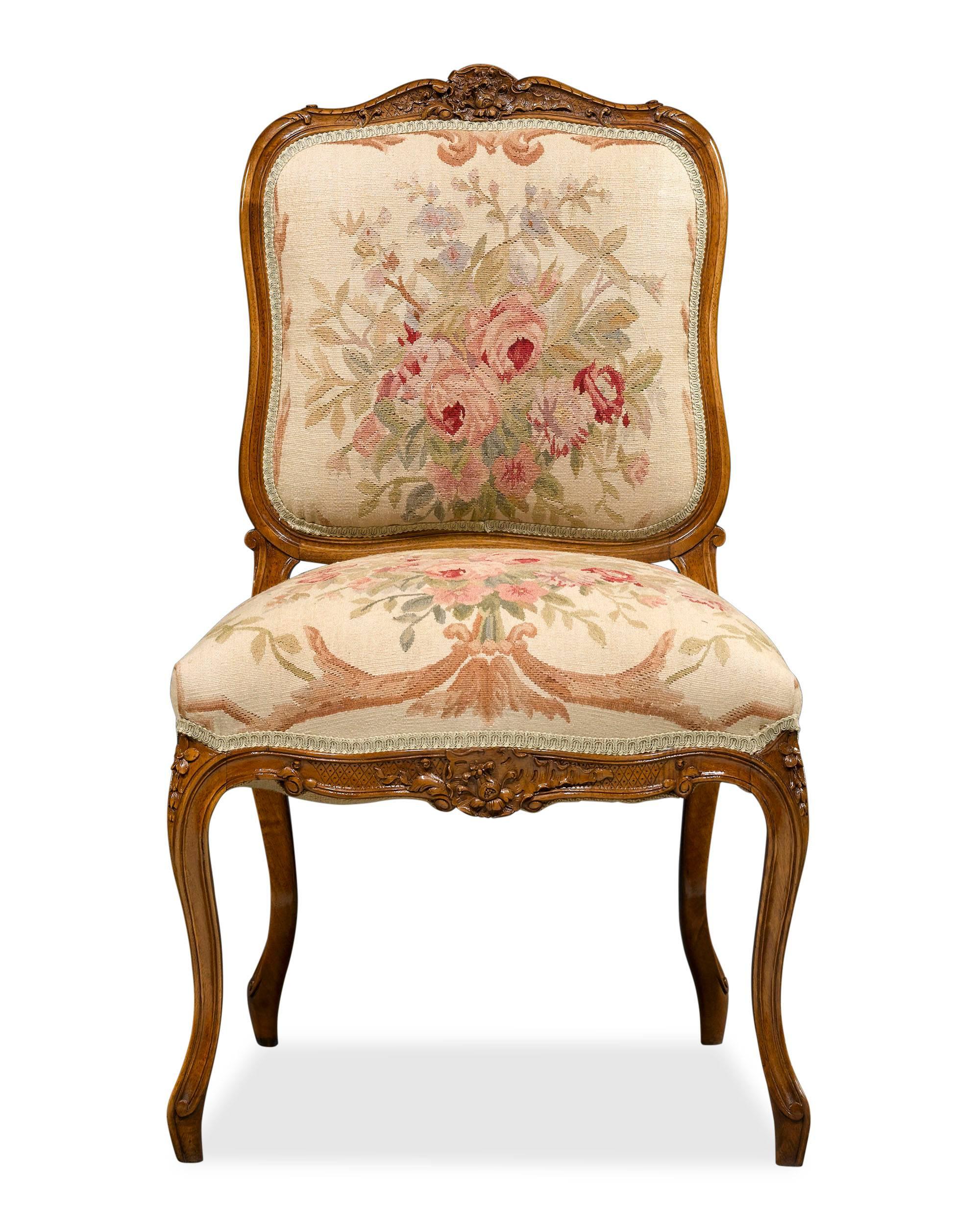 Hand-Woven Aubusson Parlor Suite