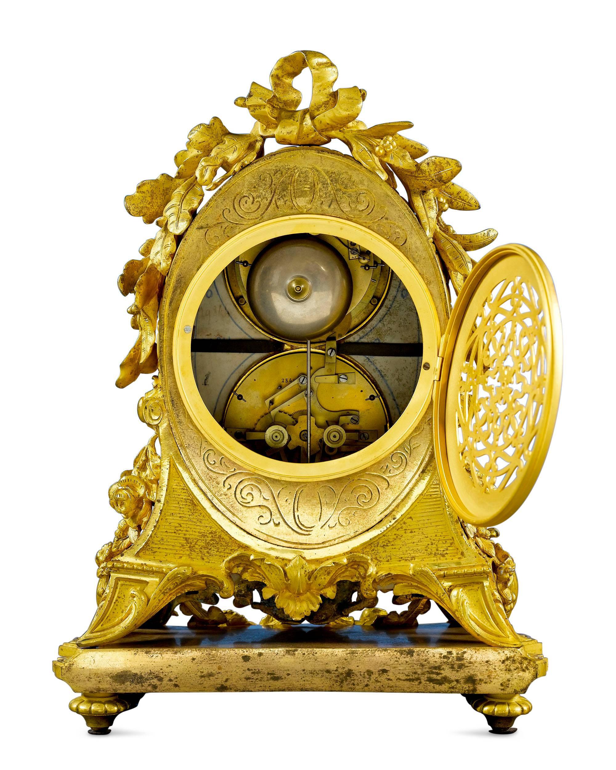 Scottish Important Perpetual Calendar Clock by Muirhead