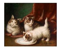 Famille de Chats by Jules Leroy