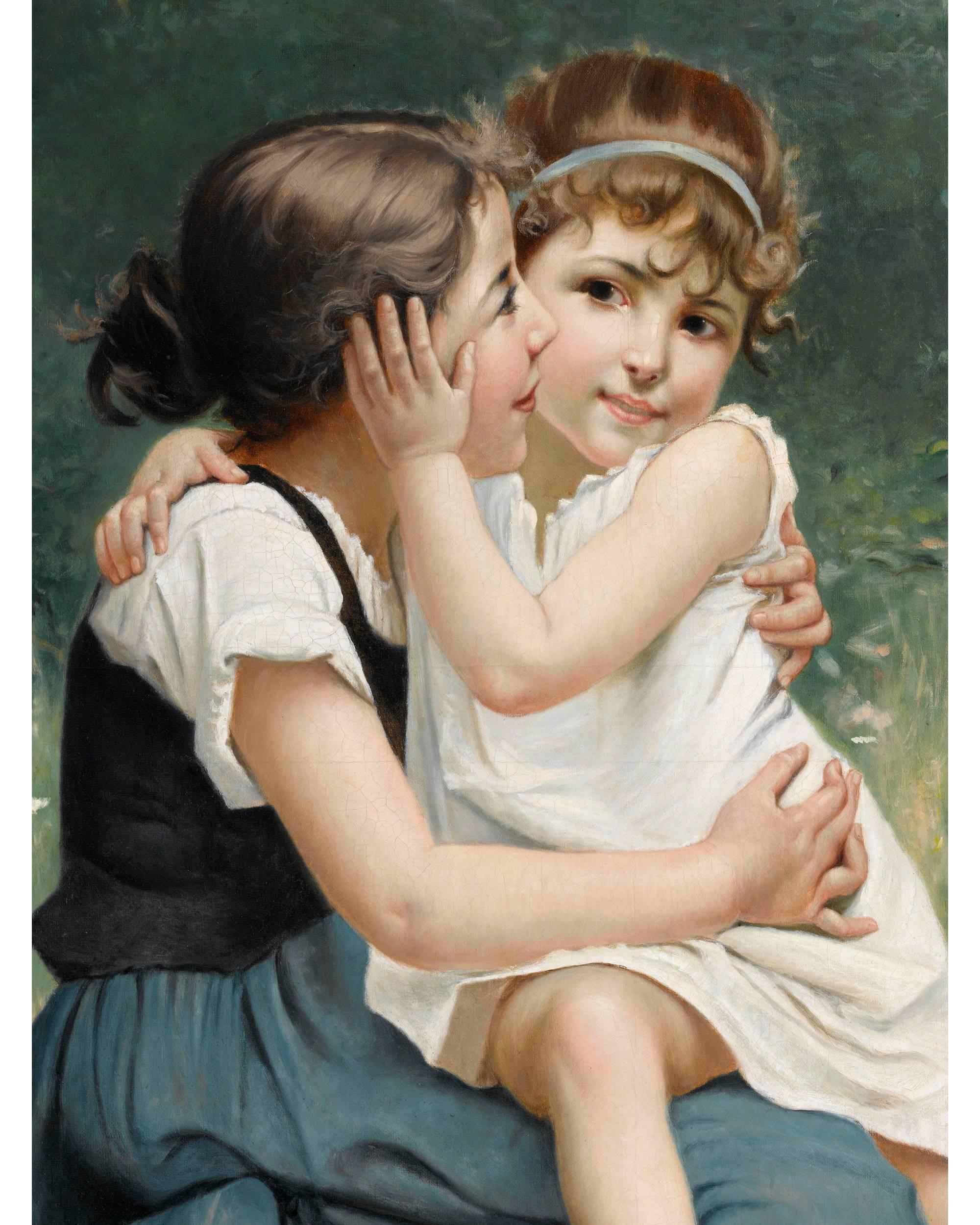 Other Sisterly Love by Francois Alfred Delobbe