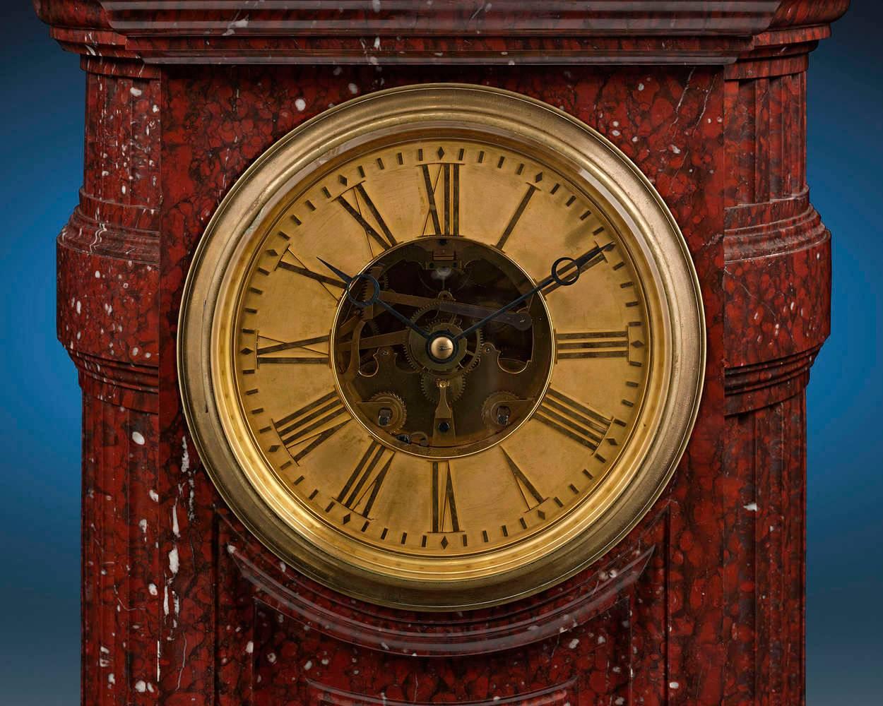 French Farcot or Carrier-Belleuse Conical Mystery Clock