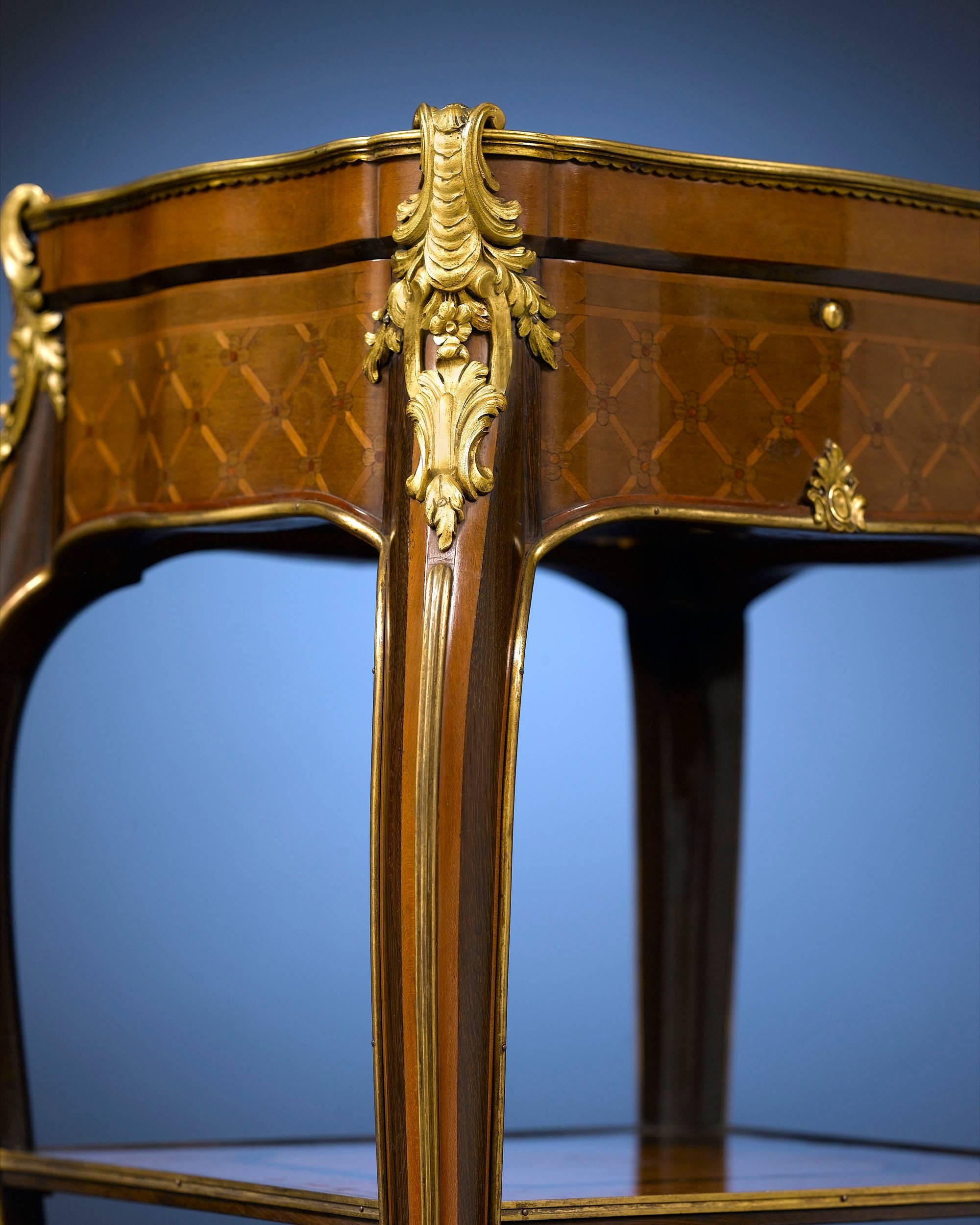 Louis XV Roger Vandercruse-Style Table Ambulante 