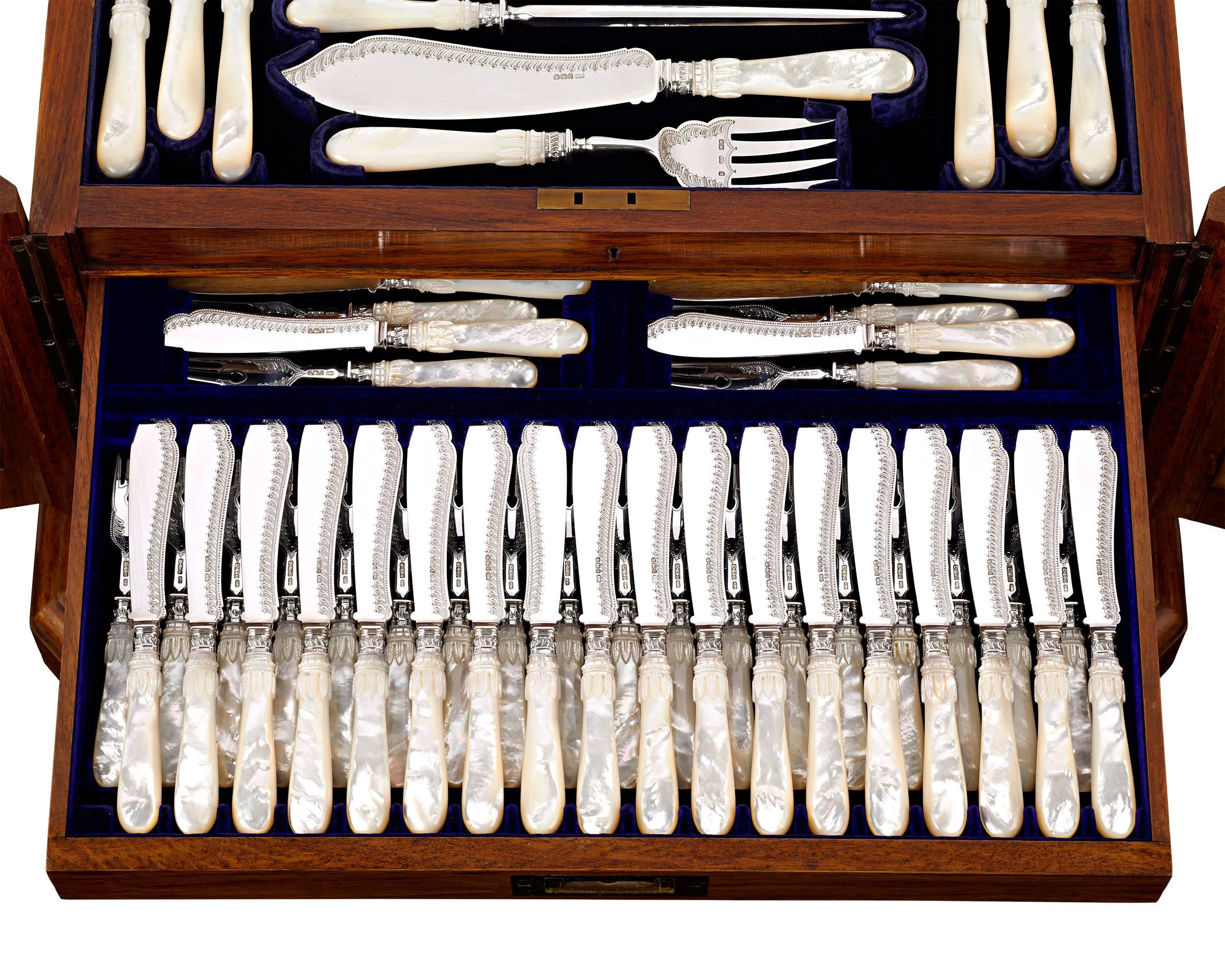 mother of pearl silverware
