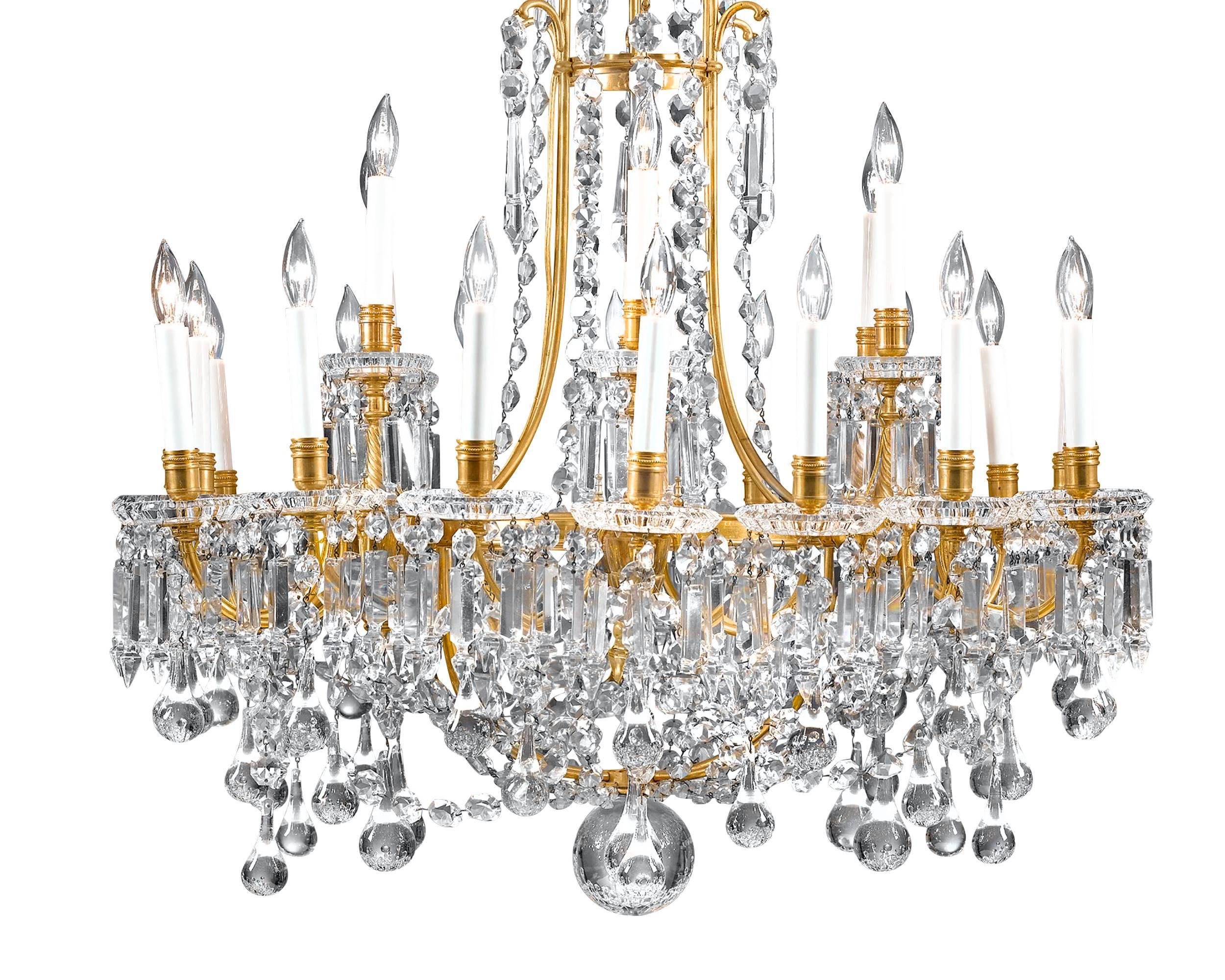 Other Baccarat Crystal Twenty-Four-light Chandelier For Sale