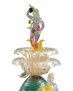 Murano Venetian Glass Water Fountain