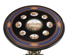 Italian Micromosaic Table