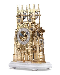Westminster Abbey Architectural Skeleton Clock