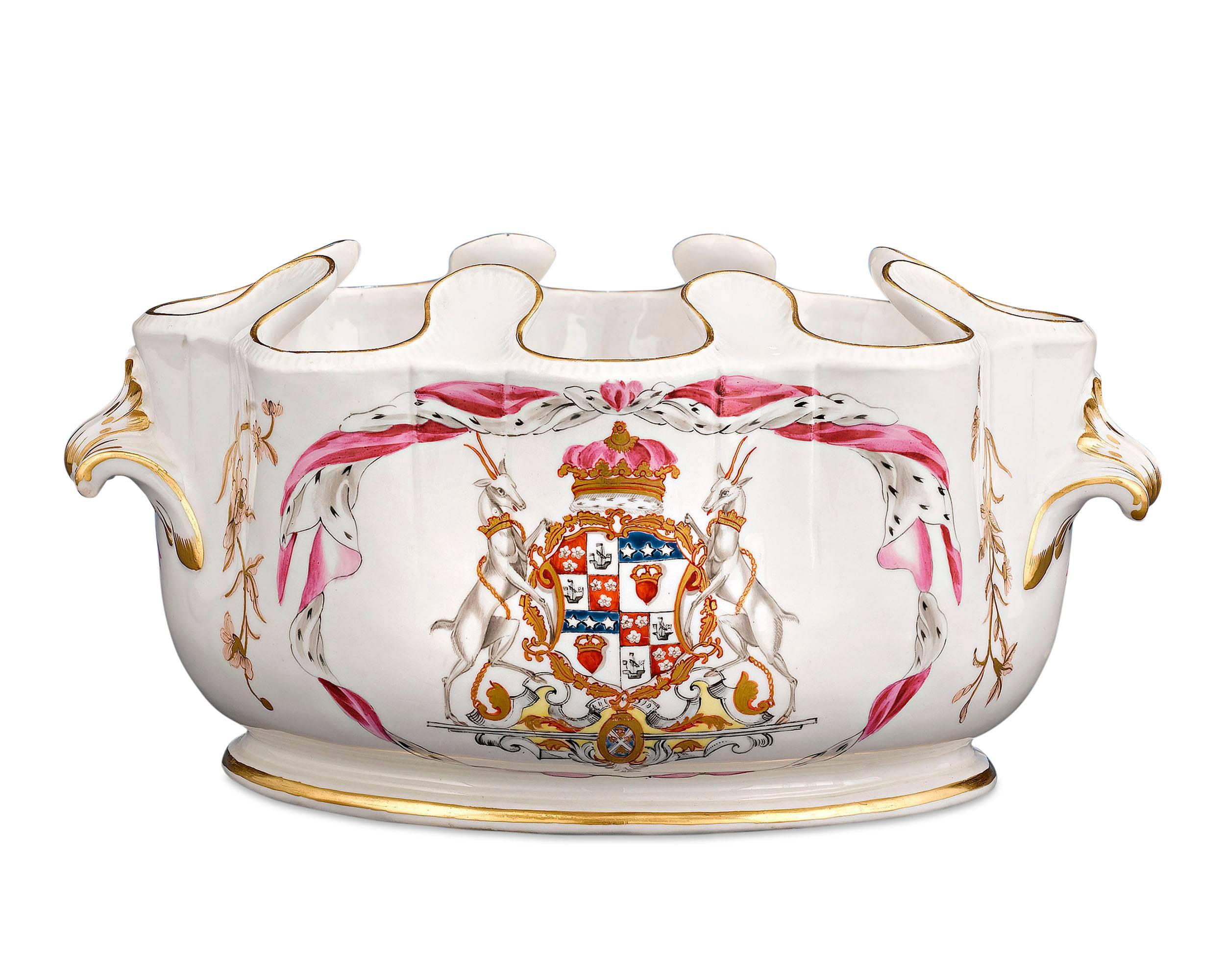 English Duke of Hamilton Porcelain Service by Derby and Duesbury