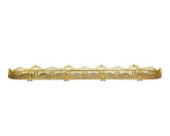 Empire Gilt Bronze Mirrored Plateau