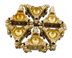 Salina continentale in argento dorato