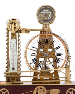 Horloge française à roue à aubes