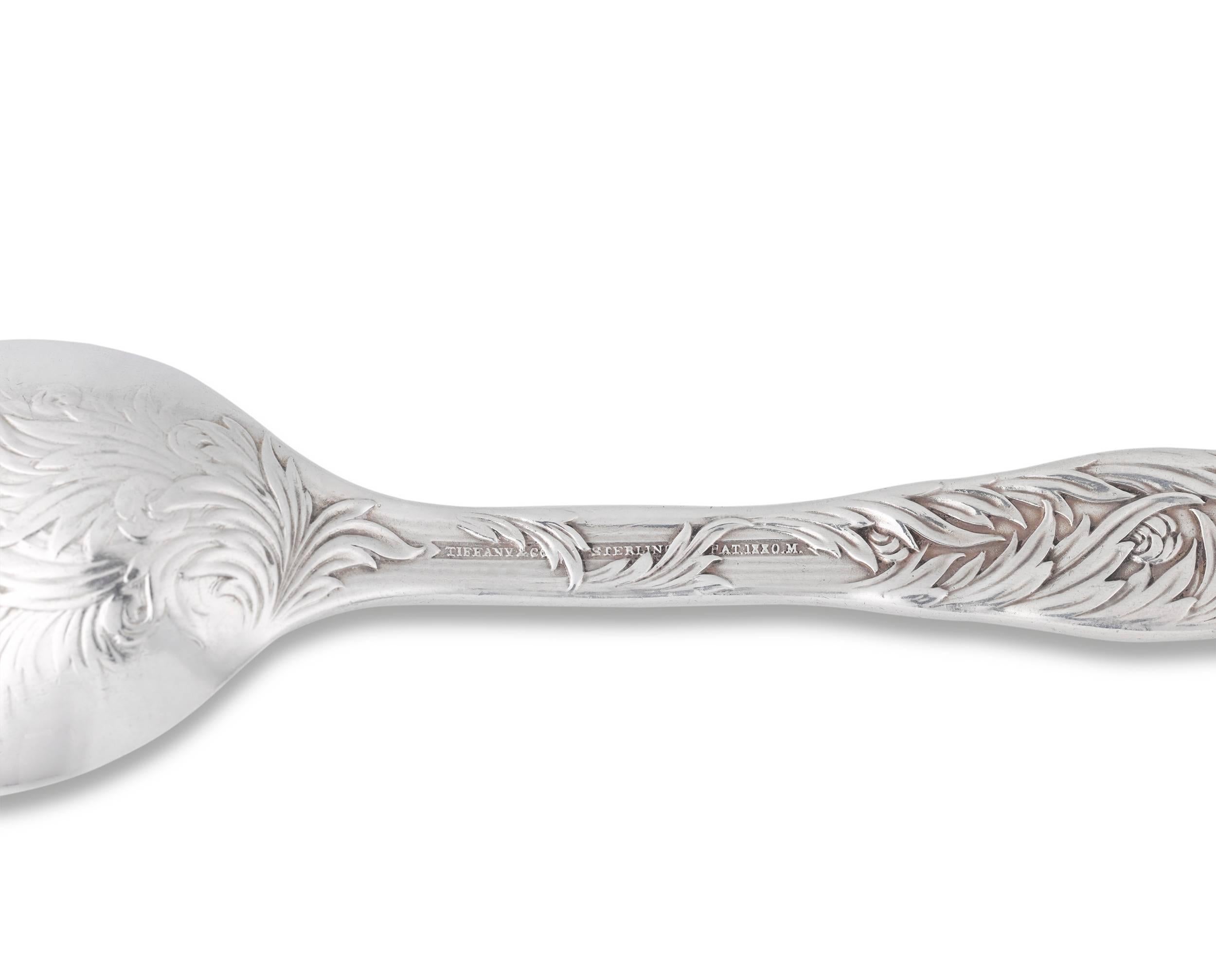 Tiffany & Co. Chrysanthemum Flatware Service, 252 Pieces In Excellent Condition In New Orleans, LA