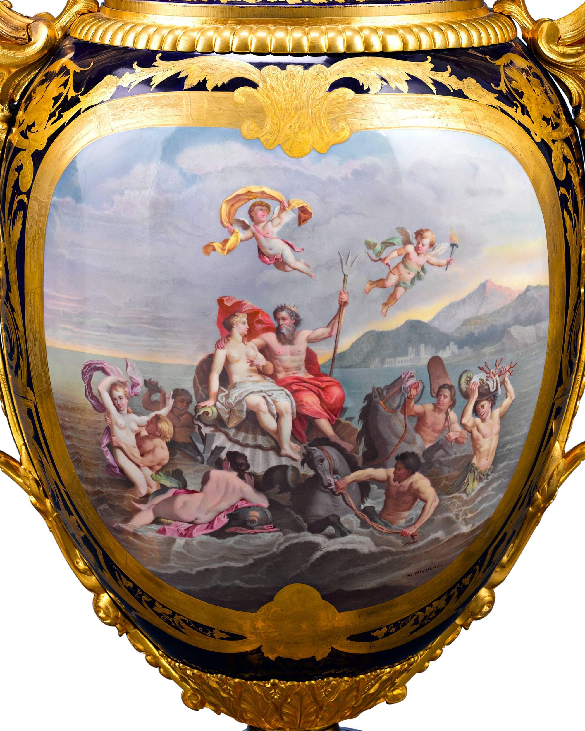 sevres urns