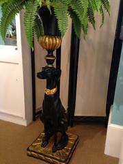 Blackamoor Style Greyhound Jardiniere